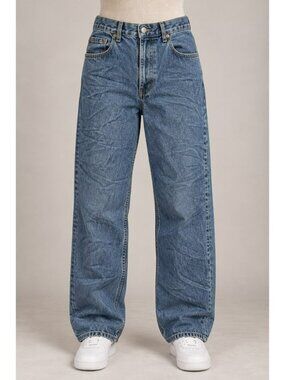 Vintage 90s Levi's 560 Jeans Mens 34x33 Blue Loose Fit Tapered Leg Made Canada